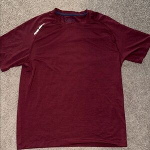 Peter Millar Burgundy Short Sleeve Tee